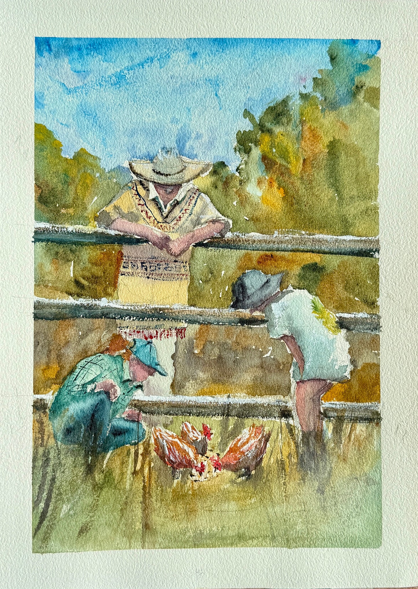 10”x14” - Chickens? Cool!