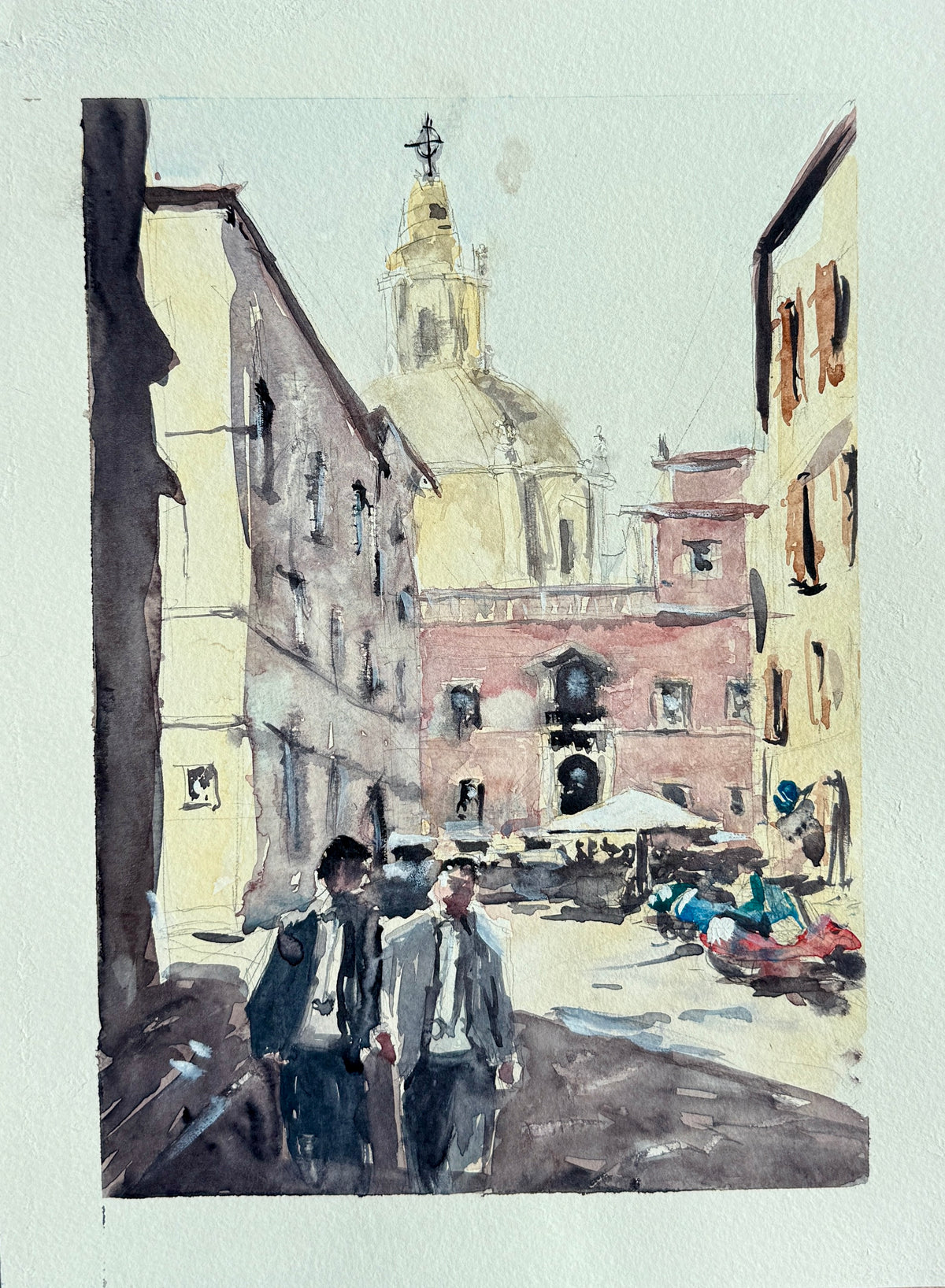 9”x12” - Roman Streets