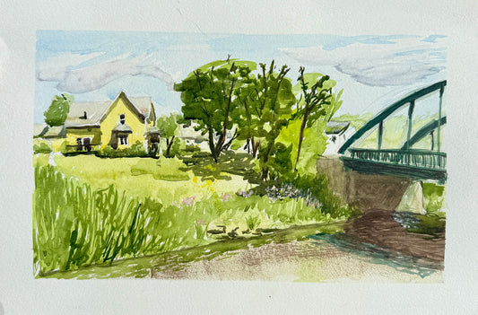 12”x18 - The Yellow House