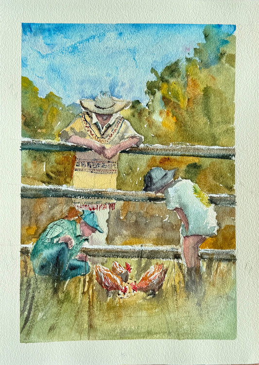 10”x14” - Chickens? Cool!