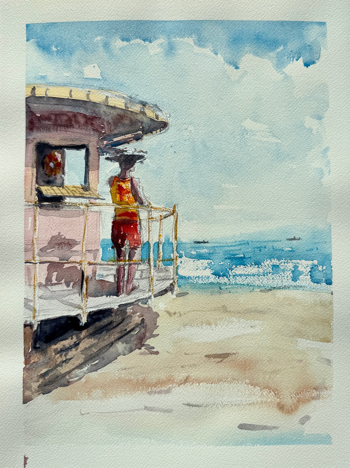 12”x16” - Lifeguard Duty